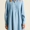Eve Shift Dress ~ Vintage Indigo