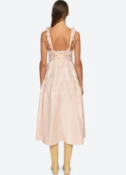 Evita Corset Embroidery Dress