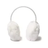 Faux Fur Pearl Earmuffs ~ Ivory