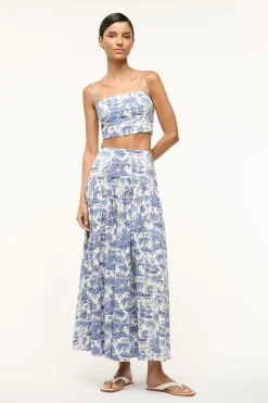 Federico Tank ~ Blue Toile