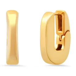 Flattened U Shaped Huggies ~ Gold