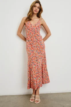 Florian Dress ~ Red Posy