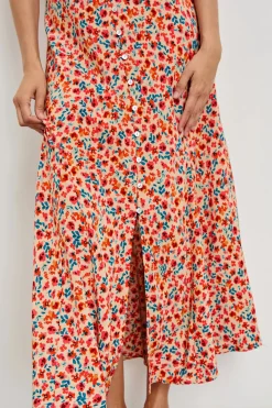 Florian Dress ~ Red Posy