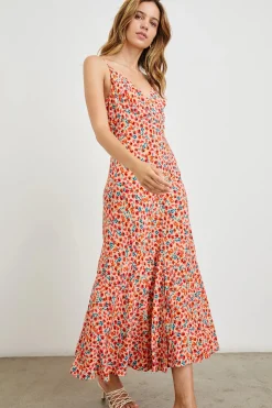 Florian Dress ~ Red Posy