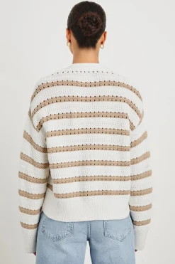 Geneva ~ Ivory Oat Stripe
