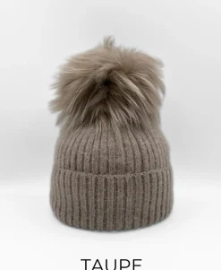 Genuine Wool Pom Pom Hats