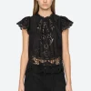 Gianna L/S Top ~ Black