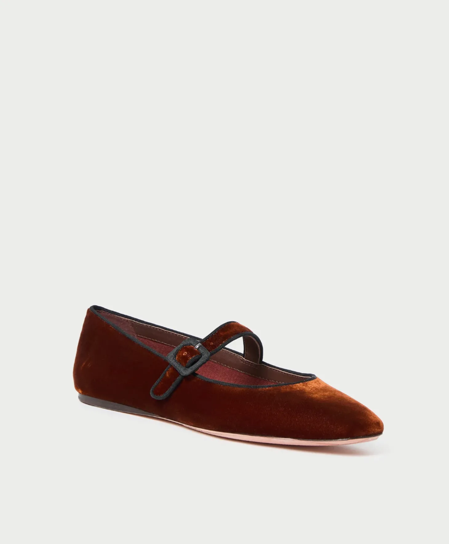 Ginger Mary Jane Flat~ Sienna Velvet