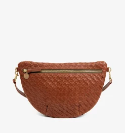 Grande Fanny ~ Hazelnut Woven Zig Zag