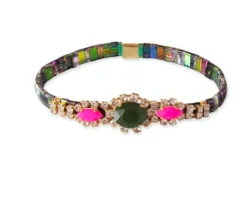 Handmade Bejeweled Tila Beaded Bracelet