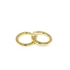 1 1/2" Hollow Clasp Hoop