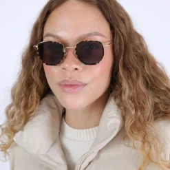 Hunter Ace Sunglasses ~ Flame/Gold/Grey