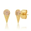 Ice Cream Cone Studs