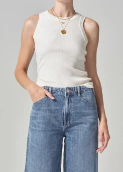 Isabel Rib Tank ~ Pashmina