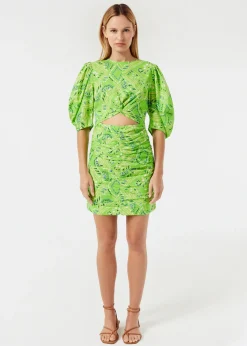 Isla Dress ~ Lime Diamond Sitch
