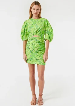 Isla Dress ~ Lime Diamond Sitch