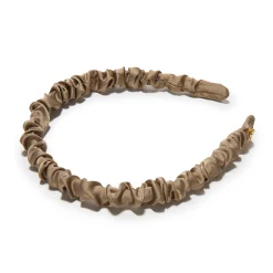 Jessie Silk Headband ~ Cacao