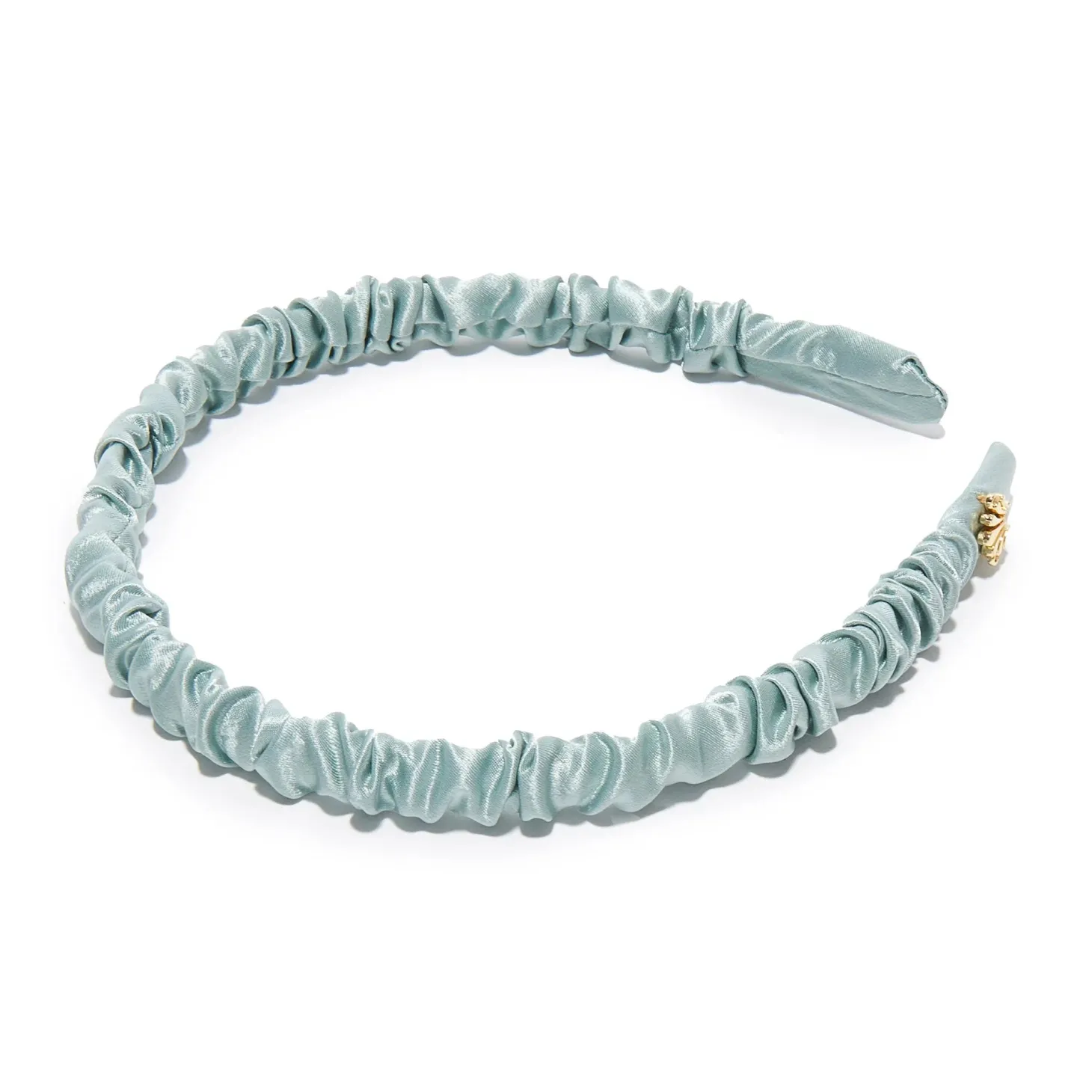 Jessie Silk Headband ~ French Blue