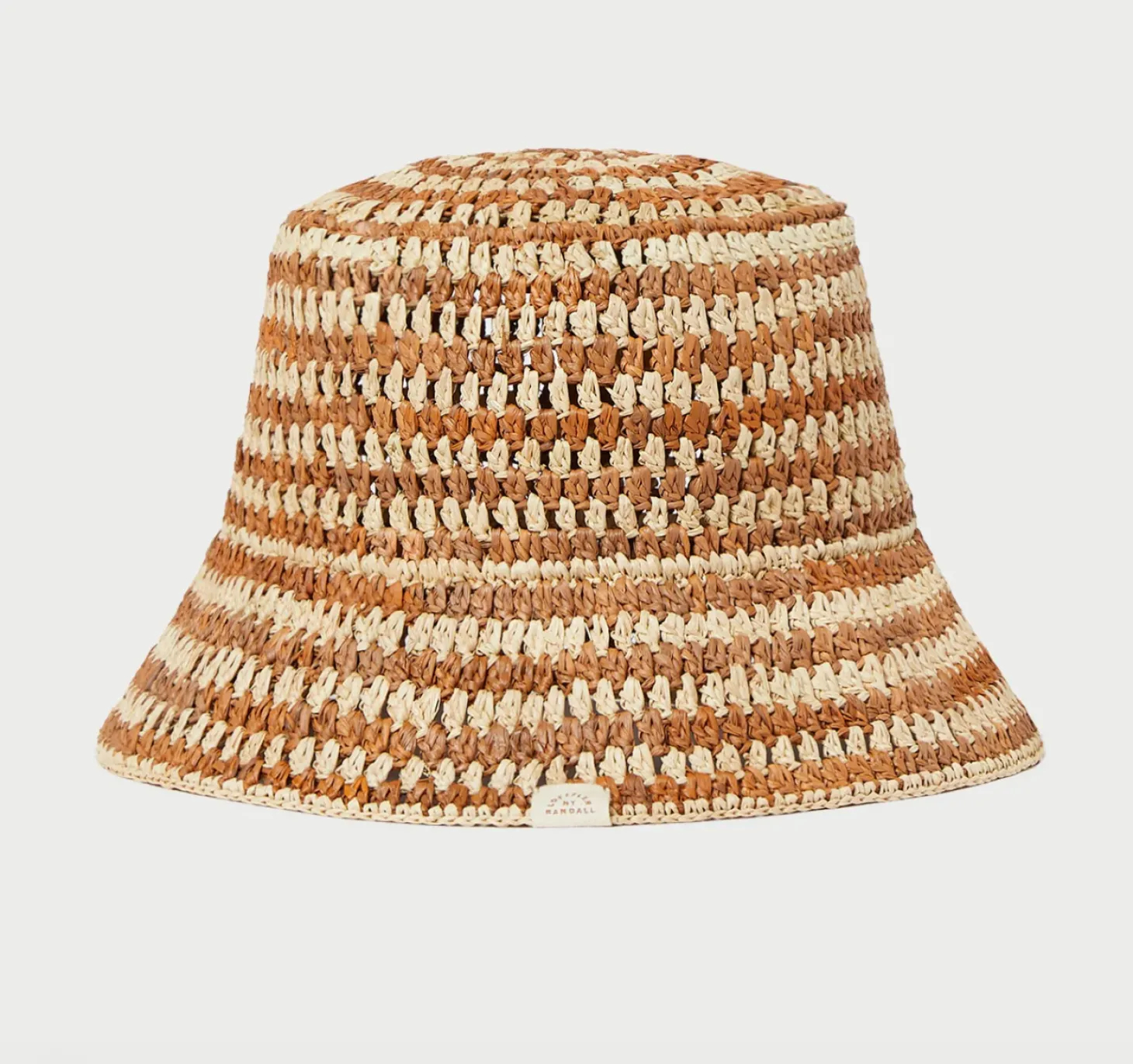 Jocelyn Bucket Hat ~ Brown/Natural