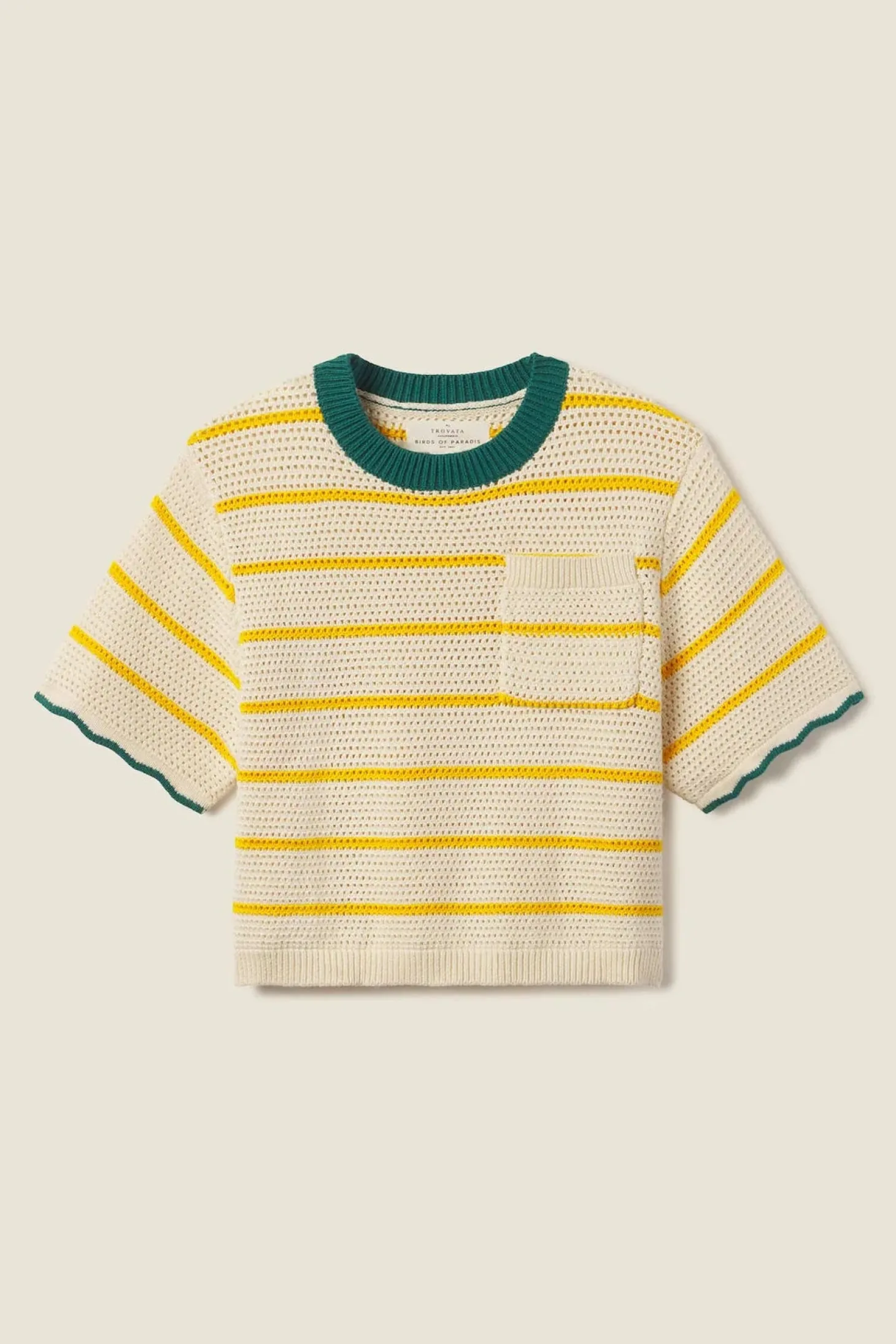 Jules Sweater ~ Yellow Stripe