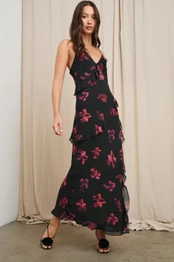 Kariselle Dress ~Dark Azalea