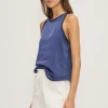 Kelsi Top ~ Summer Navy