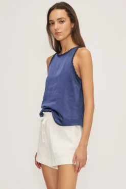 Kelsi Top ~ Summer Navy