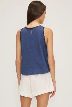 Kelsi Top ~ Summer Navy