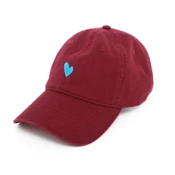 Kerri's Heart Hat ~ Burgundy