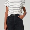 Kyle Tee ~ Campanula Stripe