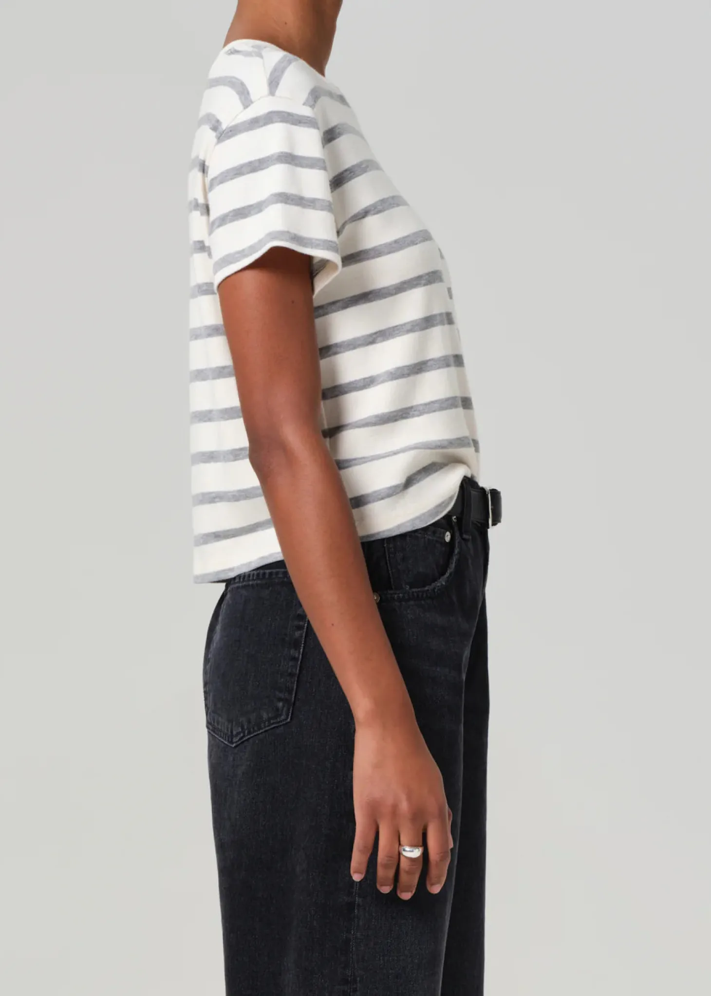 Kyle Tee ~ Campanula Stripe