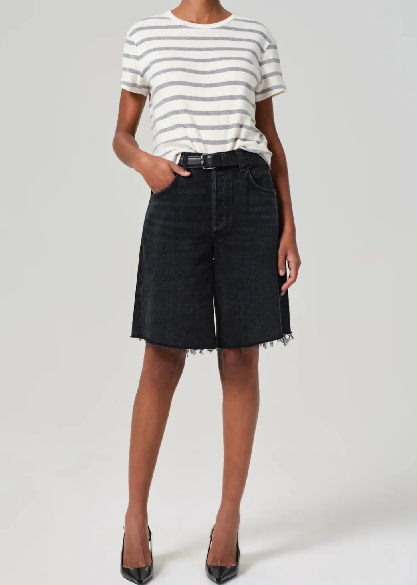 Kyle Tee ~ Campanula Stripe
