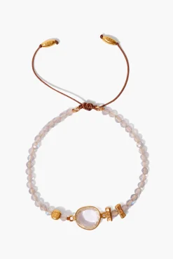 Labradorite Pull Tie Bracelet