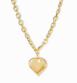 Large Hollow Heart Charm