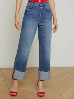 Leighton Cuffed Stovepipe Jean