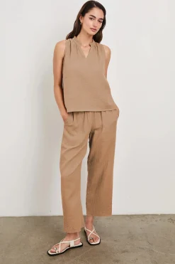 Lenon Crop Pant ~ Taupe