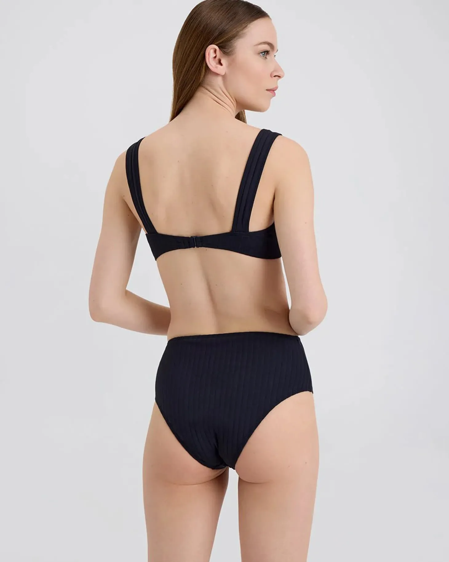 Lilo Ribbed Bikini Bottom ~ Blackout