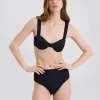 Lilo Ribbed Bikini Top ~ Blackout