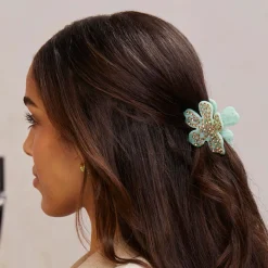 Lily Clip ~ Jade Topaz