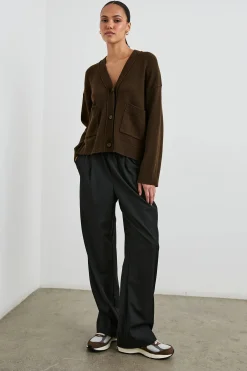 Lindi Cardigan ~ Dark Moss
