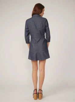 Livia Dress ~ Denim Blue