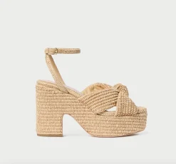 Liza Natural Platform Sandal