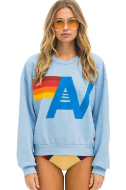 Logo Stitch Crew Sweatshirt ~ Ice