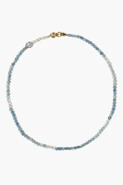 Lottie Necklace ~ Aquamarine Mix