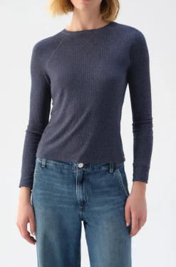 Lovely Rib Tee~ Neptune