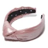 Lurex Knotted Headband ~ Rosado