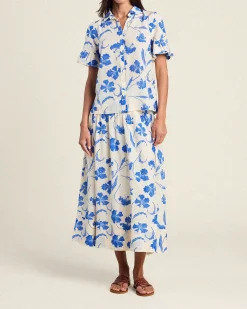 Lydia Skirt ~ Blue Iris
