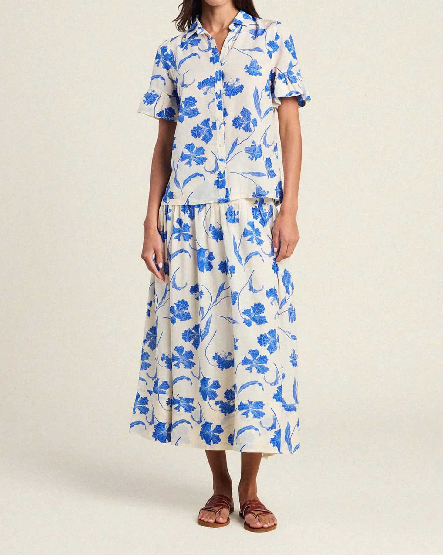 Lydia Skirt ~ Blue Iris