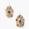 Magnolia Earrings ~ Abalone