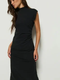Marceline Midi Dress ~ Jet Black